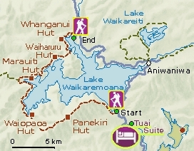 Waikaremoana map